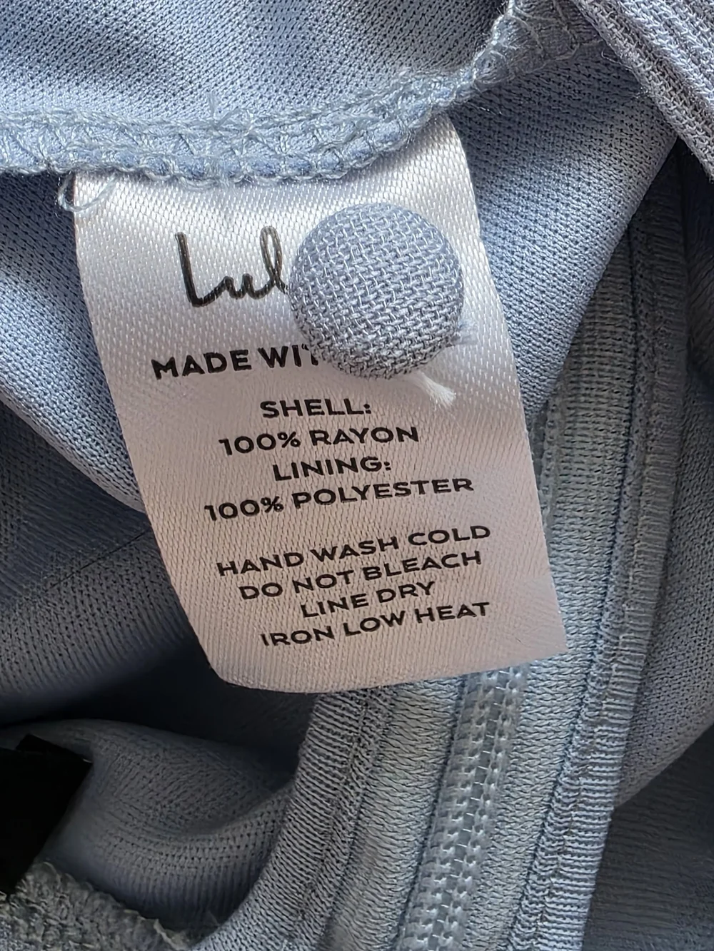 NWT Lulus Daytime Delight Swiss Dot Tie-Back Mini Dress - Blue Size L - Picture 12 of 14